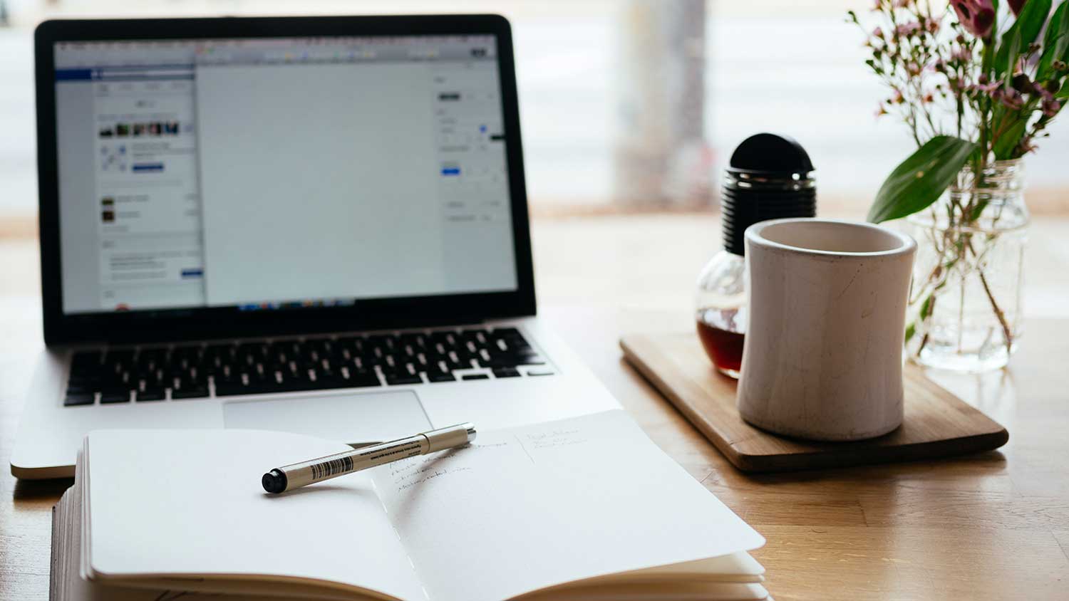 laptop and coffee